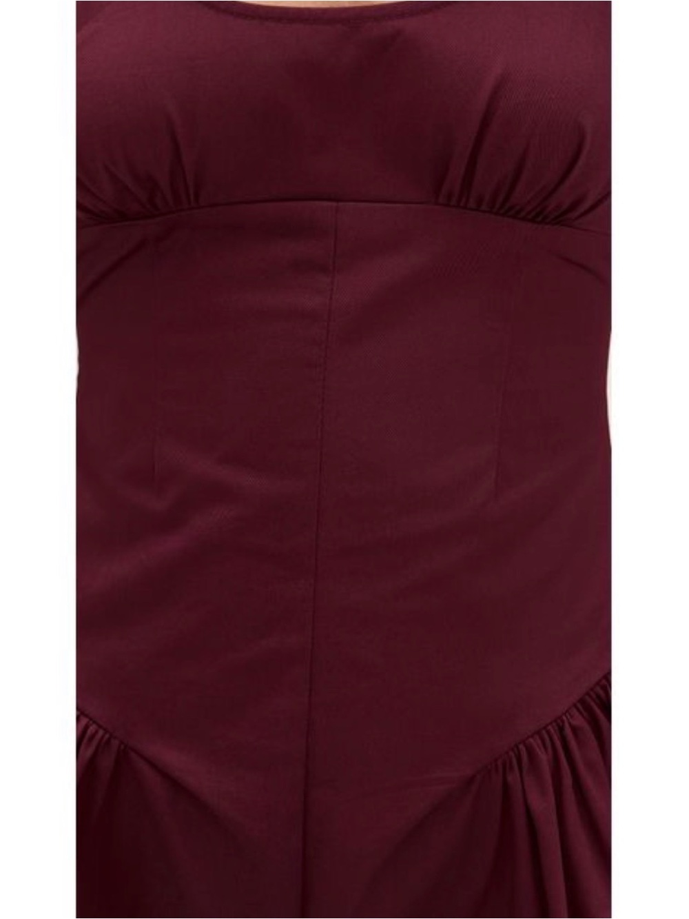 Lioness Burgundy Scoop-Neck Midi Dress NWT - Picture 6 of 11